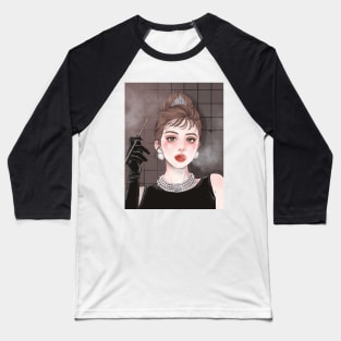 Audrey Hepburn Baseball T-Shirt